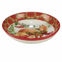 Christmas on the Farm by Susan Winget 13.25 in. Serving/Pasta Bowl by Certified International
