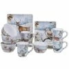 Winter's Lodge 16-Piece Seasonal Assorted Colors Ceramic Dinnerware Set (Service for 4) by Certified International 2 Winter's Lodge 16-Piece Seasonal Assorted Colors Ceramic Dinnerware Set (Service for 4) by Certified International -Certified International Sales assorted colors certified international dinnerware sets 89255 64 1000
