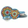 Seville 12-Piece Assorted Colors Melamine Dinnerware Set (Service for 4) by Certified International 1 Seville 12-Piece Assorted Colors Melamine Dinnerware Set (Service for 4) by Certified International -Certified International Sales assorted colors certified international dinnerware sets 92535 64 1000