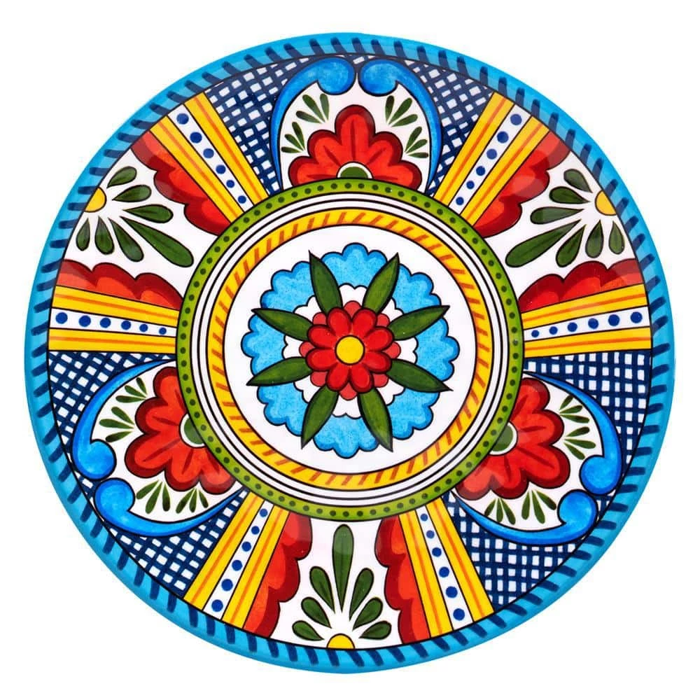 Seville 12-Piece Assorted Colors Melamine Dinnerware Set (Service for 4) by Certified International 4 Seville 12-Piece Assorted Colors Melamine Dinnerware Set (Service for 4) by Certified International - Image 2