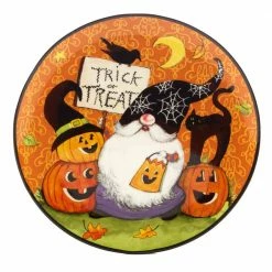 Halloween Gnomes Assorted Colors Dessert Plates (Set of 4) by Certified International 9 Halloween Gnomes Assorted Colors Dessert Plates (Set of 4) by Certified International -Certified International Sales assorted colors certified international salad plates dessert plates 26123 4f 1000