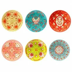 Francesca Assorted Colors Salad Plates (Set of 6) by Certified International