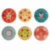 Francesca Canape Plates Assorted Colors Dessert Plates (Set of 6) by Certified International -Certified International Sales assorted colors certified international salad plates dessert plates 28836set6 64 1000