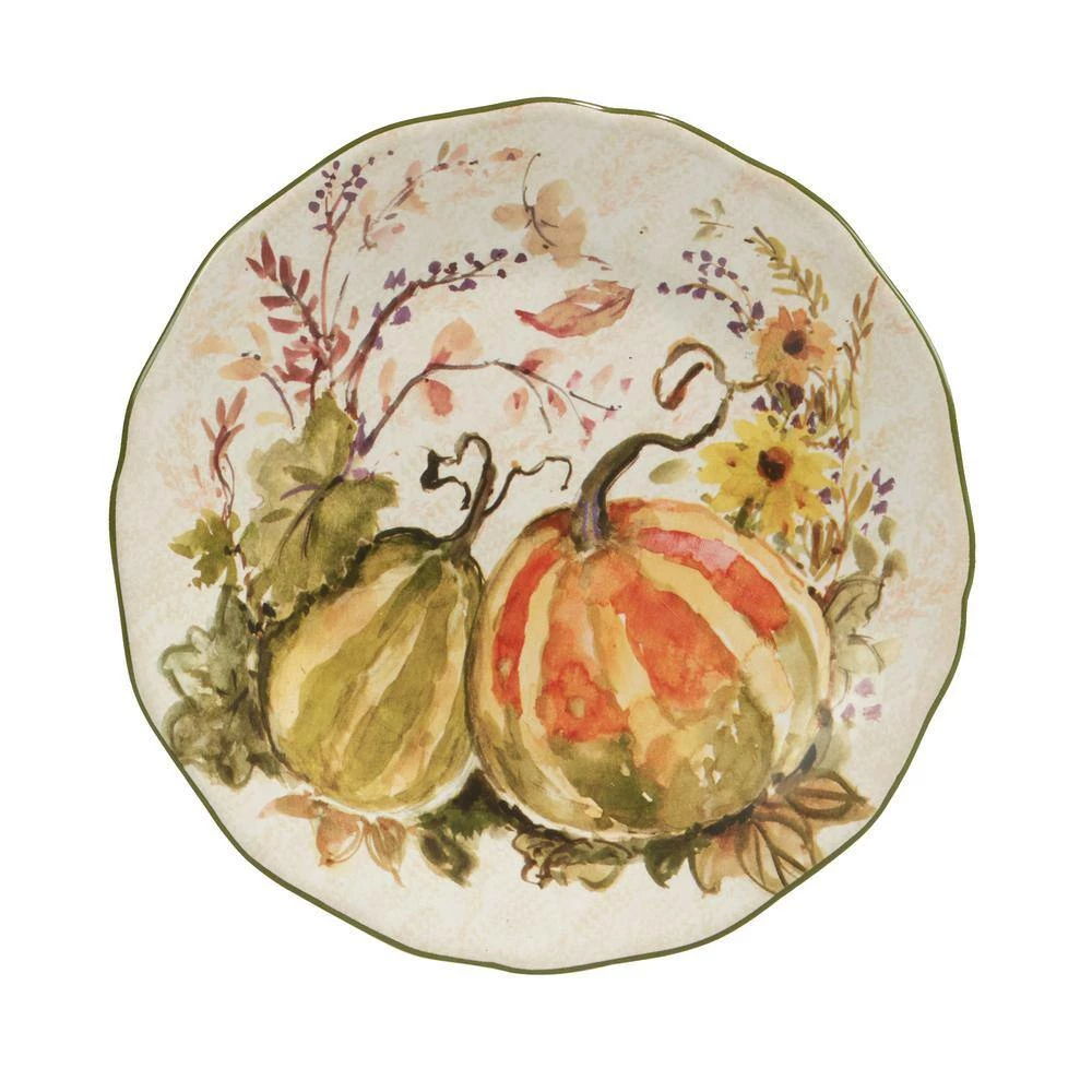 Harvest Morning Assorted Colors Dessert Plates (Set of 4) by Certified International 6 Harvest Morning Assorted Colors Dessert Plates (Set of 4) by Certified International - Image 4