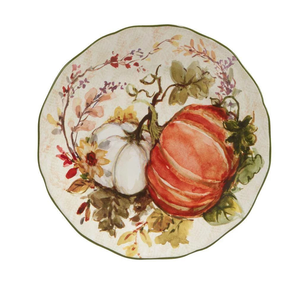 Harvest Morning Assorted Colors Dessert Plates (Set of 4) by Certified International 5 Harvest Morning Assorted Colors Dessert Plates (Set of 4) by Certified International - Image 3