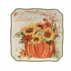 Harvest Morning Assorted Colors Dessert Plates (Set of 4) by Certified International -Certified International Sales assorted colors certified international salad plates dessert plates 28960set4 44 1000