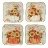 Harvest Morning Assorted Colors Dessert Plates (Set of 4) by Certified International -Certified International Sales assorted colors certified international salad plates dessert plates 28960set4 64 1000