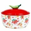 Sweet and Spicy Bean Pot 8.25 in. 76 fl.oz Assorted Colors Earthenware Serving Bowl by Certified International 1 Sweet and Spicy Bean Pot 8.25 in. 76 fl.oz Assorted Colors Earthenware Serving Bowl by Certified International -Certified International Sales assorted colors certified international serving bowls 28942 64 1000