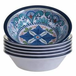 Talavera 6-Piece Blue Bowl Set by Certified International