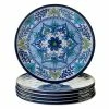 Talavera 6-Piece Blue Dinner Plate Set by Certified International -Certified International Sales blue certified international dinner plates 20285set 6 64 1000