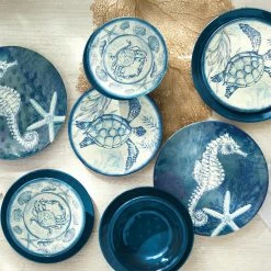 Talavera 12-Piece Country/Cottage Blue Melamine Dinnerware Set by Certified International 9 Talavera 12-Piece Country/Cottage Blue Melamine Dinnerware Set by Certified International -Certified International Sales blue certified international dinnerware sets tal12pc 40 1000