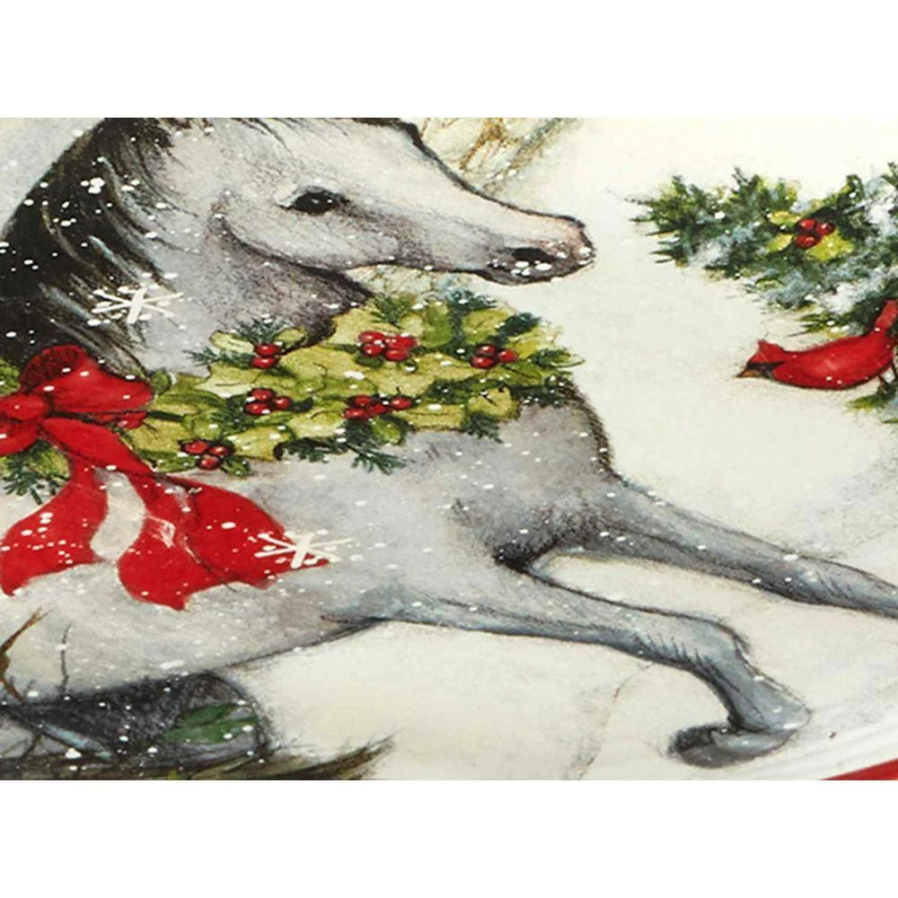 Christmas on the Farm by Susan Winget 2-Tier Server by Certified International 4 Christmas on the Farm by Susan Winget 2-Tier Server by Certified International - Image 2