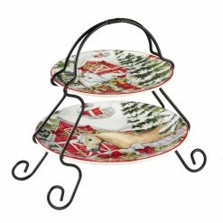Homestead Christmas 2-Tier Server by Certified International