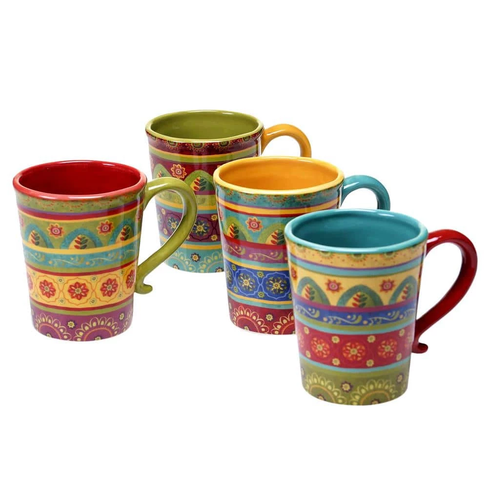 Tunisian Sunset 18 oz. Mug (Set of 4) by Certified International 3 Tunisian Sunset 18 oz. Mug (Set of 4) by Certified International