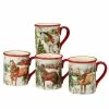 Christmas on the Farm by Susan Winget 18 oz. Mug (Set of 4) by Certified International
