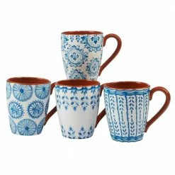 Porto 4-Piece Multi-Colored 22 oz. Mug Set by Certified International