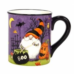 Halloween Gnomes 18 fl. oz. Earthenware Beverage Mugs (Set of 4) by Certified International 9 Halloween Gnomes 18 fl. oz. Earthenware Beverage Mugs (Set of 4) by Certified International -Certified International Sales certified international coffee cups mugs 26124 4f 1000