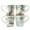 Shorebirds 18 oz. Assorted Colors Earthenware Beverage Mugs (Set of 4) by Certified International 1 Shorebirds 18 oz. Assorted Colors Earthenware Beverage Mugs (Set of 4) by Certified International -Certified International Sales certified international coffee cups mugs 28842set4 64 1000