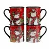 Christmas Lodge Snowman 16 oz.. Multi-Colored Earthenware Beverage Mugs Set of 4 by Certified International 1 Christmas Lodge Snowman 16 oz.. Multi-Colored Earthenware Beverage Mugs Set of 4 by Certified International -Certified International Sales certified international coffee cups mugs 29042set4 64 1000