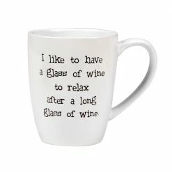 It's Five o'Cclock Somewhere 22 oz. 6 in. Multicolored Stoneware Mug (Set of 6) by Certified International -Certified International Sales certified international coffee cups mugs 32915set6 44 1000