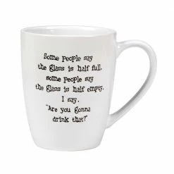 It's Five o'Cclock Somewhere 22 oz. 6 in. Multicolored Stoneware Mug (Set of 6) by Certified International -Certified International Sales certified international coffee cups mugs 32915set6 4f 1000