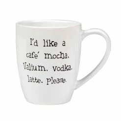 It's Five o'Cclock Somewhere 22 oz. 6 in. Multicolored Stoneware Mug (Set of 6) by Certified International -Certified International Sales certified international coffee cups mugs 32915set6 fa 1000