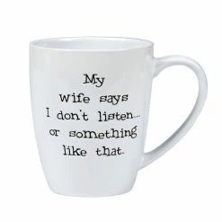 Live Out Loud 22 oz. 6 in. Multicolored Stoneware Mug (Set of 6) by Certified International -Certified International Sales certified international coffee cups mugs 32916set6 c3 1000