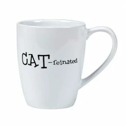 It's All in the Cattitude 22 oz. 6 in. Multicolored Stoneware Mug (Set of 6) by Certified International -Certified International Sales certified international coffee cups mugs 32918set6 1f 1000