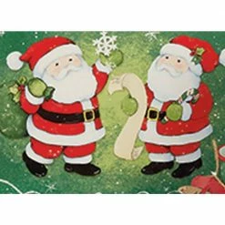 Holiday Magic Santa 16 oz. Multi-Colored Earthenware Beverage Mug (Set of 4) by Certified International -Certified International Sales certified international coffee cups mugs 37301set4 4f 1000