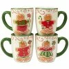 Holiday Magic Gingerbread 16 oz. Multi-Colored Earthenware Beverage Mug (Set of 4) by Certified International 2 Holiday Magic Gingerbread 16 oz. Multi-Colored Earthenware Beverage Mug (Set of 4) by Certified International -Certified International Sales certified international coffee cups mugs 37311set4 64 1000