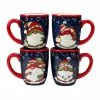 Holiday Magic Gnomes 16 oz. Multi-Colored Earthenware Beverage Mug (Set of 4) by Certified International 2 Holiday Magic Gnomes 16 oz. Multi-Colored Earthenware Beverage Mug (Set of 4) by Certified International -Certified International Sales certified international coffee cups mugs 37331set4 64 1000