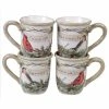 Holly and Ivy 4-Piece Multi-Colored 18 oz. Earthenware Mug Set by Certified International 2 Holly and Ivy 4-Piece Multi-Colored 18 oz. Earthenware Mug Set by Certified International -Certified International Sales certified international coffee cups mugs 41902set4 64 1000