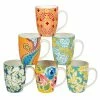 Damask Floral 14 oz. 4.75 in. Multicolored Porcelain Mug (Set of 6) by Certified International 2 Damask Floral 14 oz. 4.75 in. Multicolored Porcelain Mug (Set of 6) by Certified International -Certified International Sales certified international coffee cups mugs 45166set6 64 1000