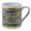 Oregon Souvenir 20 oz. Multicolored Stoneware Jumbo Mug (Set of 6) by Certified International -Certified International Sales certified international coffee cups mugs 64609set6 64 1000