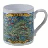 Virginia Souvenir 20 oz. Multicolored Stoneware Jumbo Mug (Set of 6) by Certified International