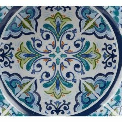 Mosaic 3-Piece Multicolored Melamine 19 in. Platter, 14.5 in. 3-Section Relish Tray, 14.5 Chip and Dip Hostess Set by Certified International 12 Mosaic 3-Piece Multicolored Melamine 19 in. Platter, 14.5 in. 3-Section Relish Tray, 14.5 Chip and Dip Hostess Set by Certified International -Certified International Sales certified international divided serving dishes 32775 1f 1000