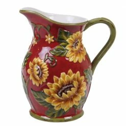 Sunset Sunflower 96 oz. Pitcher by Certified International