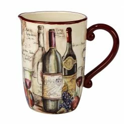 Vintners Journal 3 qt. Multi-Colored Pitcher by Certified International
