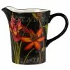 Botanical Floral 112 fl. oz. Multicolored Earthenware Pitchers by Certified International -Certified International Sales certified international drink pitchers 37081 64 1000