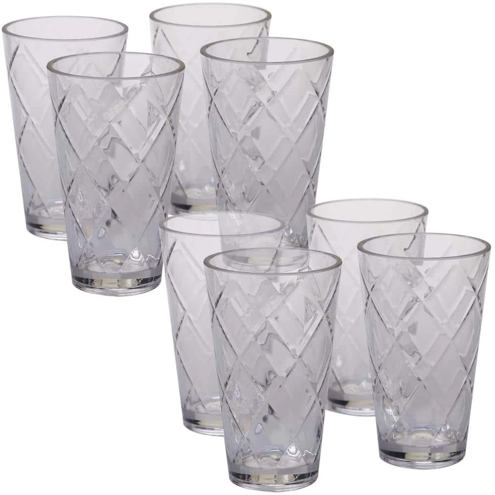 20 oz. 8-Piece Clear Acrylic Ice Tea Glass by Certified International 3 20 oz. 8-Piece Clear Acrylic Ice Tea Glass by Certified International