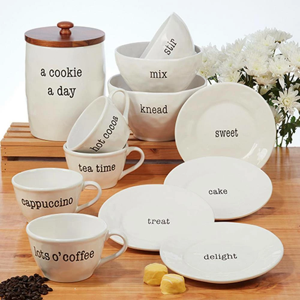 Just Words 28 oz. Jumbo Cups (Set of 4) by Certified International 5 Just Words 28 oz. Jumbo Cups (Set of 4) by Certified International - Image 3