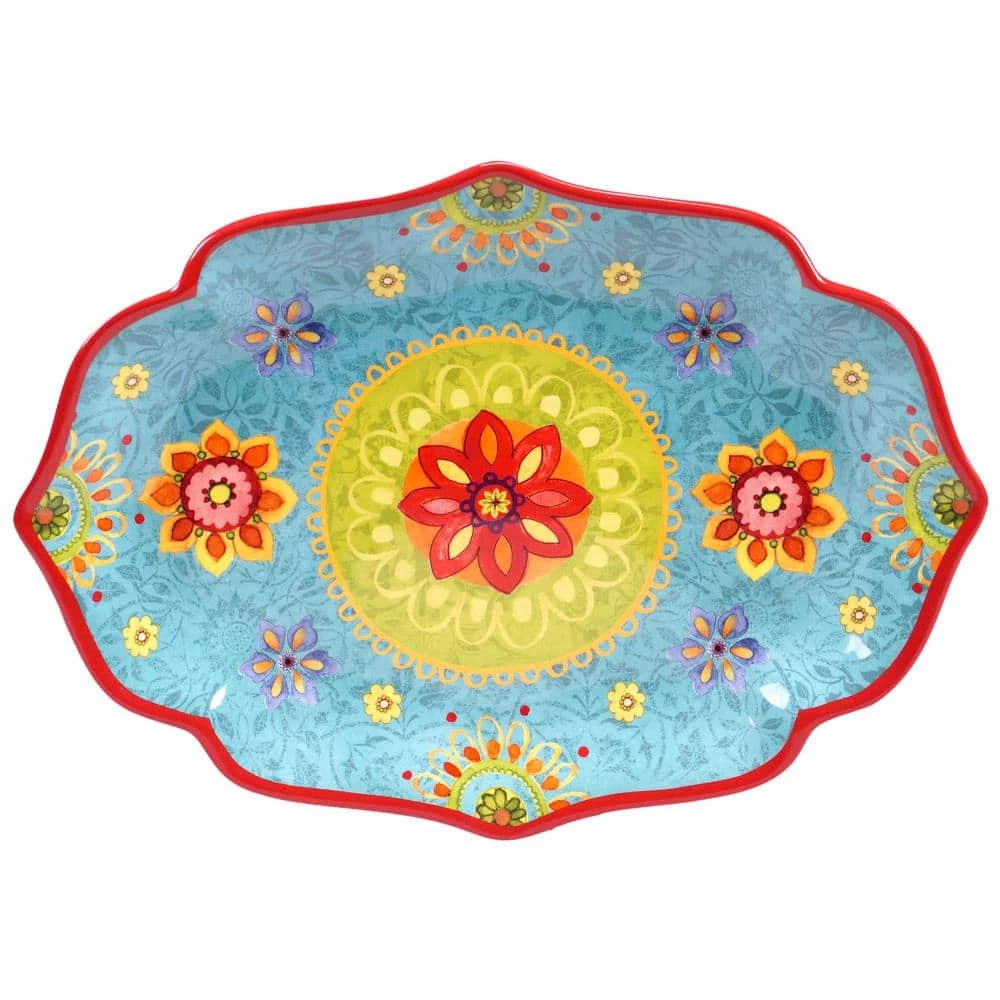 Tunisian Sunset Oval Platter by Certified International 3 Tunisian Sunset Oval Platter by Certified International