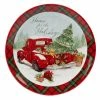 Home For Christmas Earthenware Round Platter by Certified International