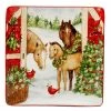 Christmas on the Farm by Susan Winget 12.5 in. Square Platter by Certified International -Certified International Sales certified international platters 22805 64 1000