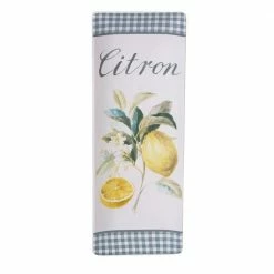 16 in. Multi-Colored Stoneware Citron Rectangular Platter by Certified International