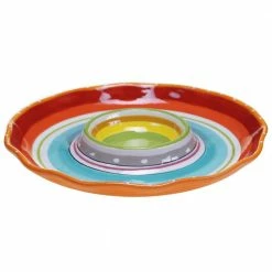 Mariachi Multi-Colored 13.5 in. Chip and Dip Server by Certified International