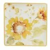 Sunflowers Forever 12.5 in. Assorted Colors Earthenware Square Platter by Certified International -Certified International Sales certified international platters 28780 64 1000