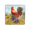 Rooster Meadow 12.5 in. Assorted Colors Earthenware Square Platter by Certified International -Certified International Sales certified international platters 28805 64 1000
