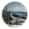 Shorebirds 12.5 in. Assorted Colors Earthenware Round Platter by Certified International