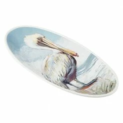 Shorebirds 7.25 in. Assorted Colors Earthenware Platter by Certified International -Certified International Sales certified international platters 28848 4f 1000